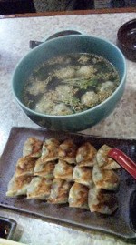 餃子に餃子